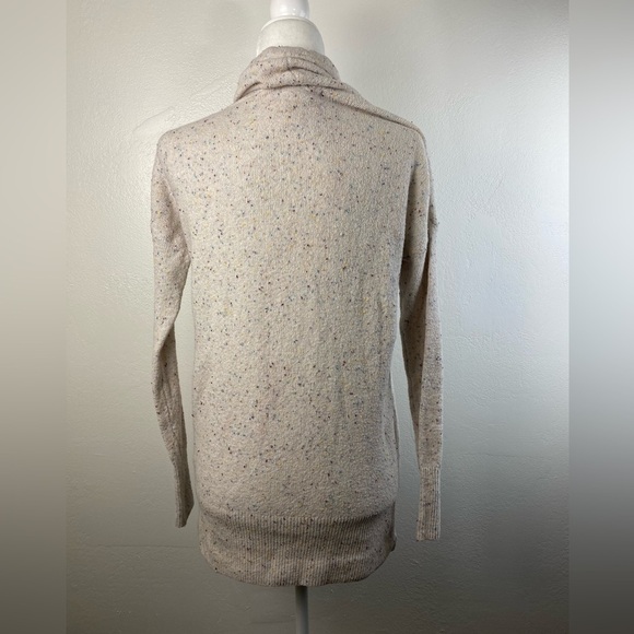 Ruby Moon Textured Speckled Soft Stretchy Cowlneck Knit LongSleeve Sweater Small - Picture 3 of 11